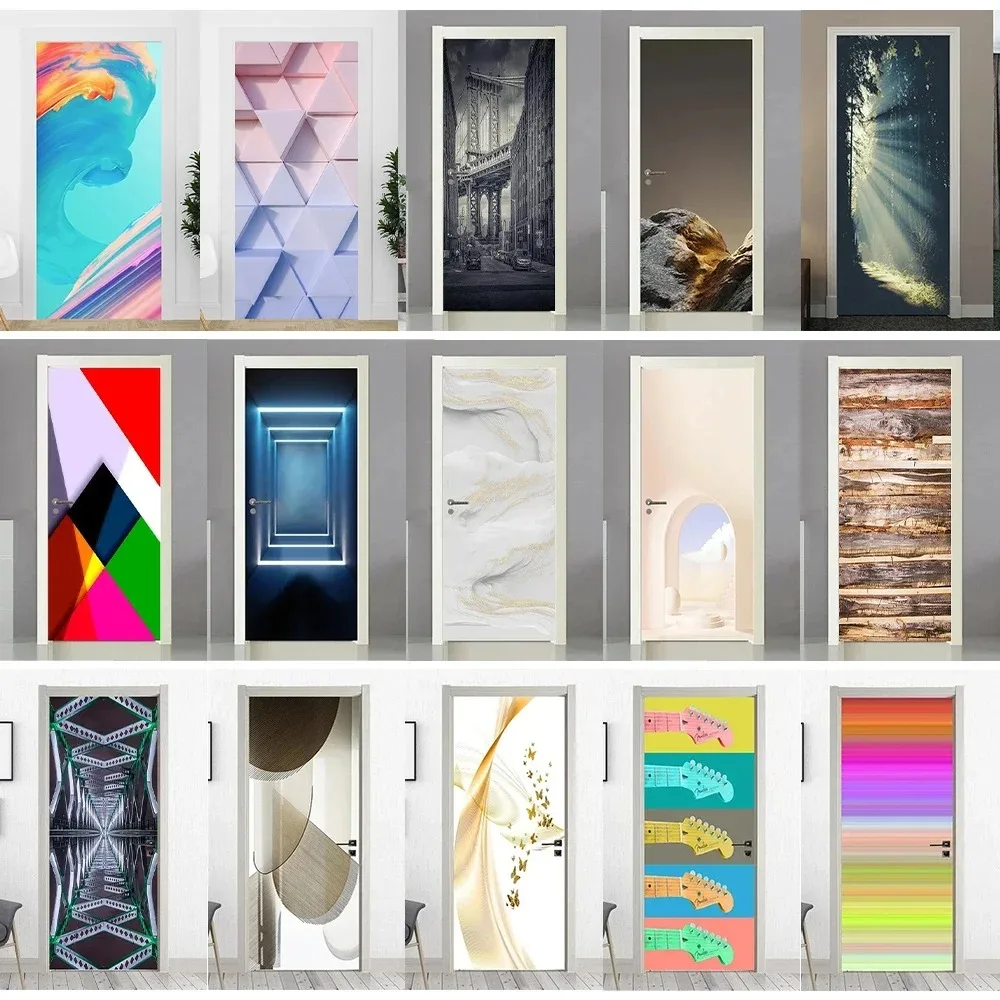 3D Geometric Creative Door Sticker Waterproof Peel and Stick Solid Geometry Design Door Wrap Mural Removable DIY Home Decor
3D Geometric Creative Door Sticker Waterproof Peel and Stick Solid Geometry Design Door Wrap Mural Removable DIY Home Decor