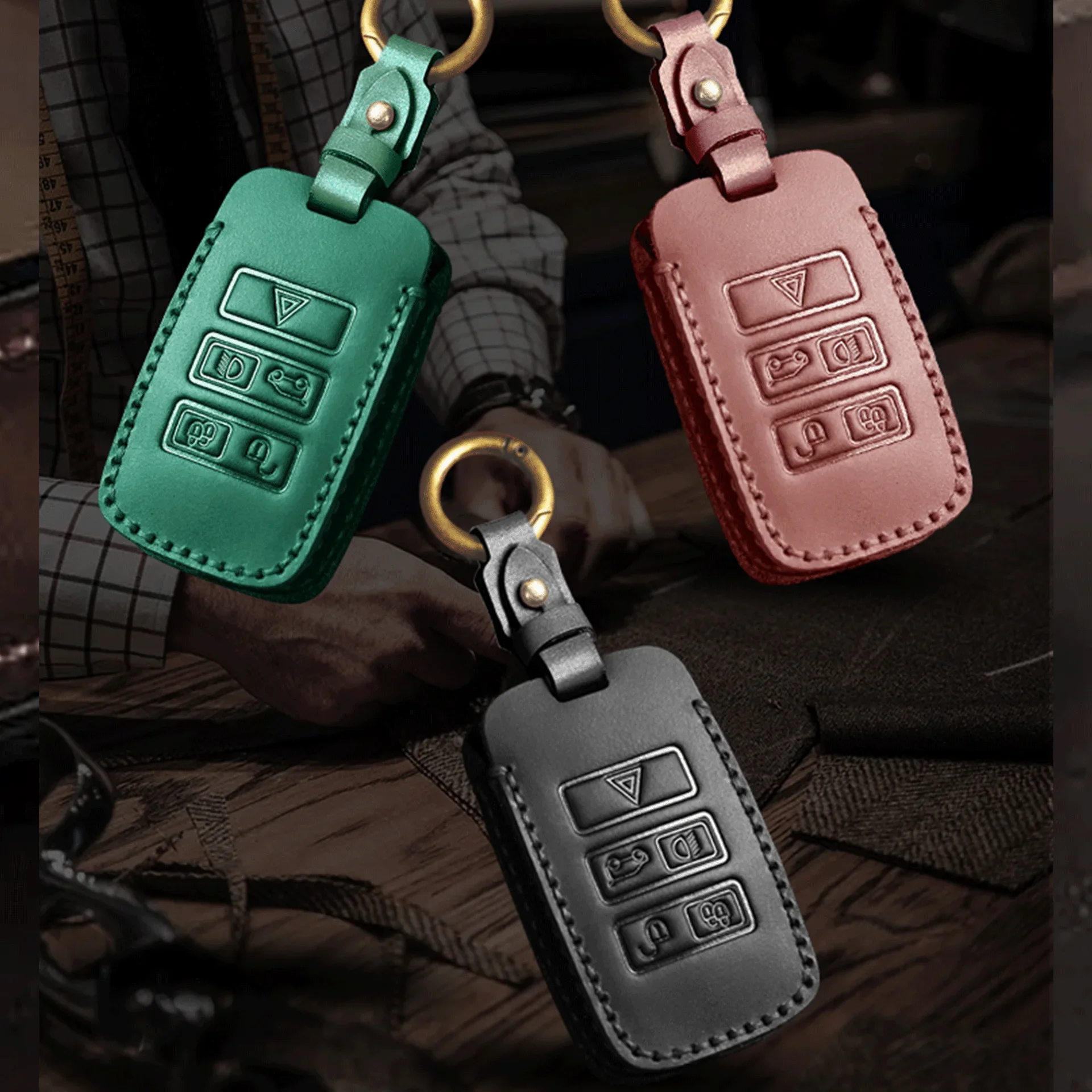 Fob Car Key Case Cover Leather Holder Accessories For Jaguar Land Rover Rangerover Evoque Discover Freelander Sport Svr Defender
Fob Car Key Case Cover Leather Holder Accessories For Jaguar Land Rover Rangerover Evoque Discover Freelander Sport Svr Defender