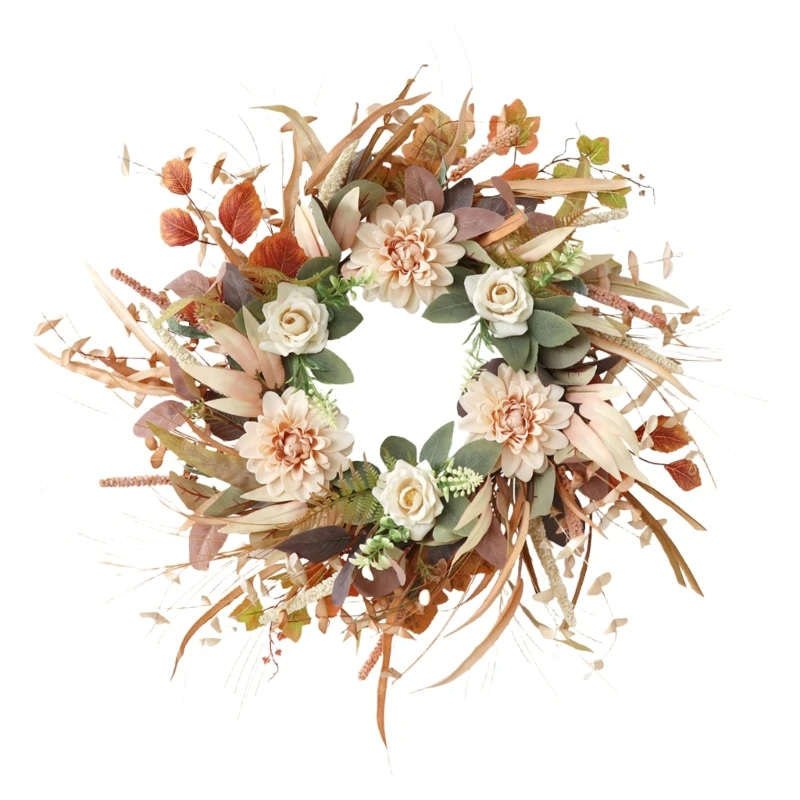 Stylish Flower Wreath Spring Garlands Decoration for Entryway or Living Room A0KC
Stylish Flower Wreath Spring Garlands Decoration for Entryway or Living Room A0KC