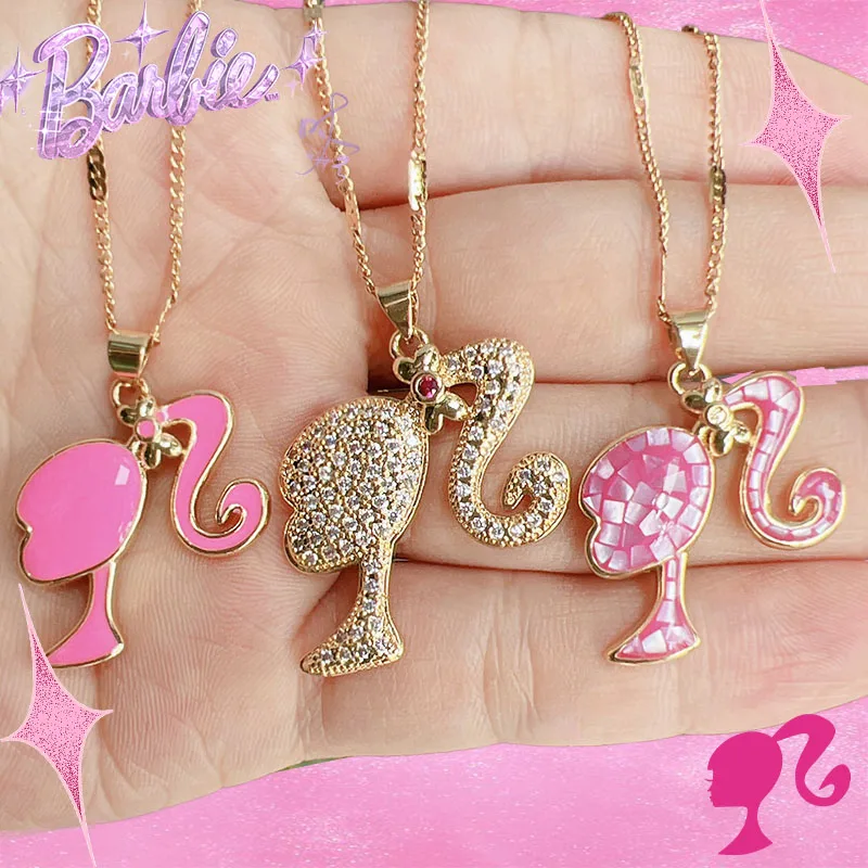 Barbie Necklace Delicate Kawaii Shiny Stylish Decoration Y2K Jewelry Fashion Movie Periphery Cute Lovely Girls Kids Gift Toy
Barbie Necklace Delicate Kawaii Shiny Stylish Decoration Y2K Jewelry Fashion Movie Periphery Cute Lovely Girls Kids Gift Toy