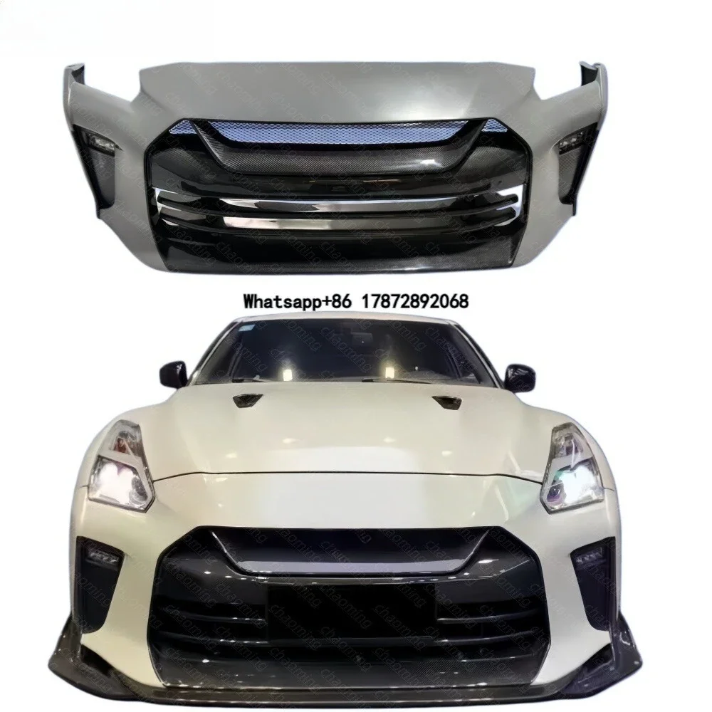 High-Quality Carbon Fiber Half Carbon Front Bumper for GTR R35 Series
High-Quality Carbon Fiber Half Carbon Front Bumper for GTR R35 Series