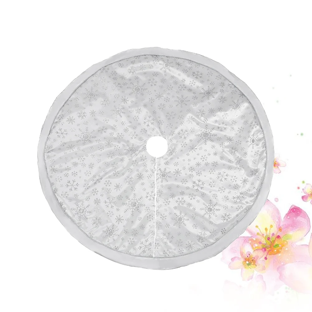 Christmas Tree Skirt Hot Stamping Snowflake Silver Base Carpet Xmas Tree Skirt Apron Decoration Mat Party Decoration
Christmas Tree Skirt Hot Stamping Snowflake Silver Base Carpet Xmas Tree Skirt Apron Decoration Mat Party Decoration