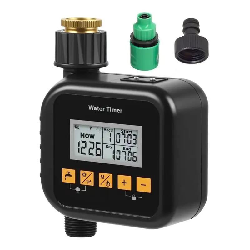 AB46-Sprinkler Timer With Quick-Connect Fitting For Outdoor Irrigation Garden Irriration System Controller With Rain Sensing
AB46-Sprinkler Timer With Quick-Connect Fitting For Outdoor Irrigation Garden Irriration System Controller With Rain Sensing