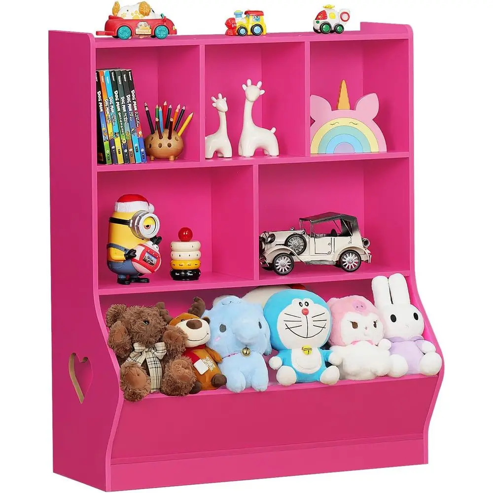 3-Tier Toddler Bookshelf, 6-Cubby Cabinet for Playroom, Bedroom, Living Room, and School, Pink, 39.17 H
3-Tier Toddler Bookshelf, 6-Cubby Cabinet for Playroom, Bedroom, Living Room, and School, Pink, 39.17 H