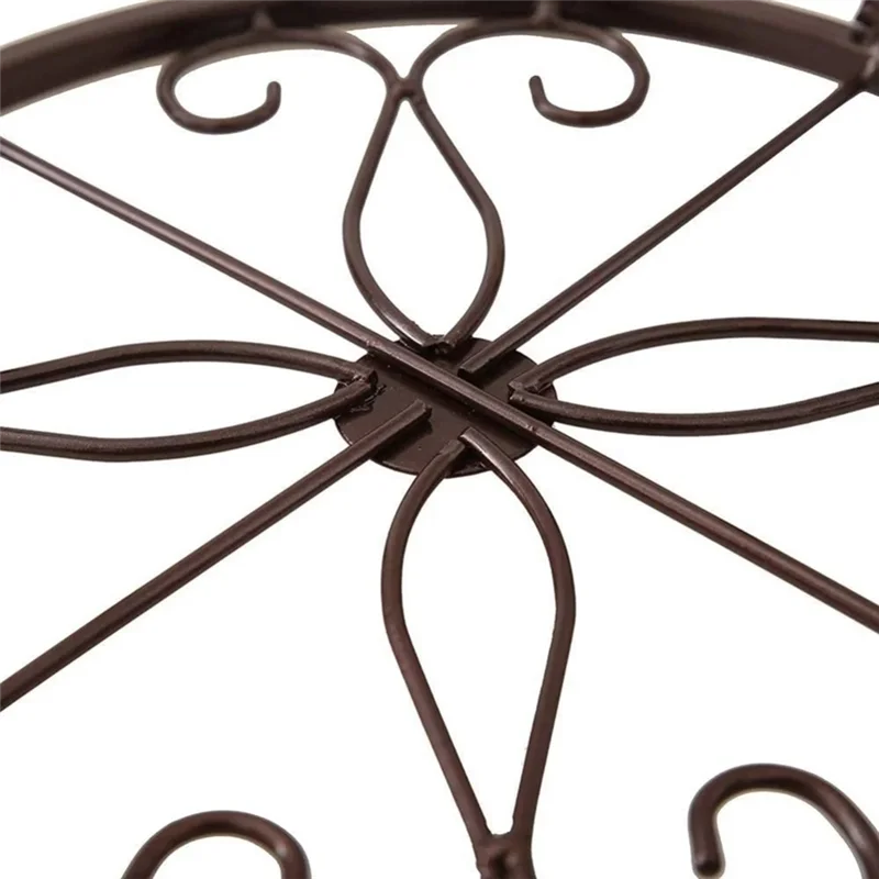 2PCS Metal Potted Plant Stand Flower Pot Round Rustproof Iron Planter Holder Rack Heavy Duty Wrought Iron Flower Pot Easy To Use
2PCS Metal Potted Plant Stand Flower Pot Round Rustproof Iron Planter Holder Rack Heavy Duty Wrought Iron Flower Pot Easy To Use