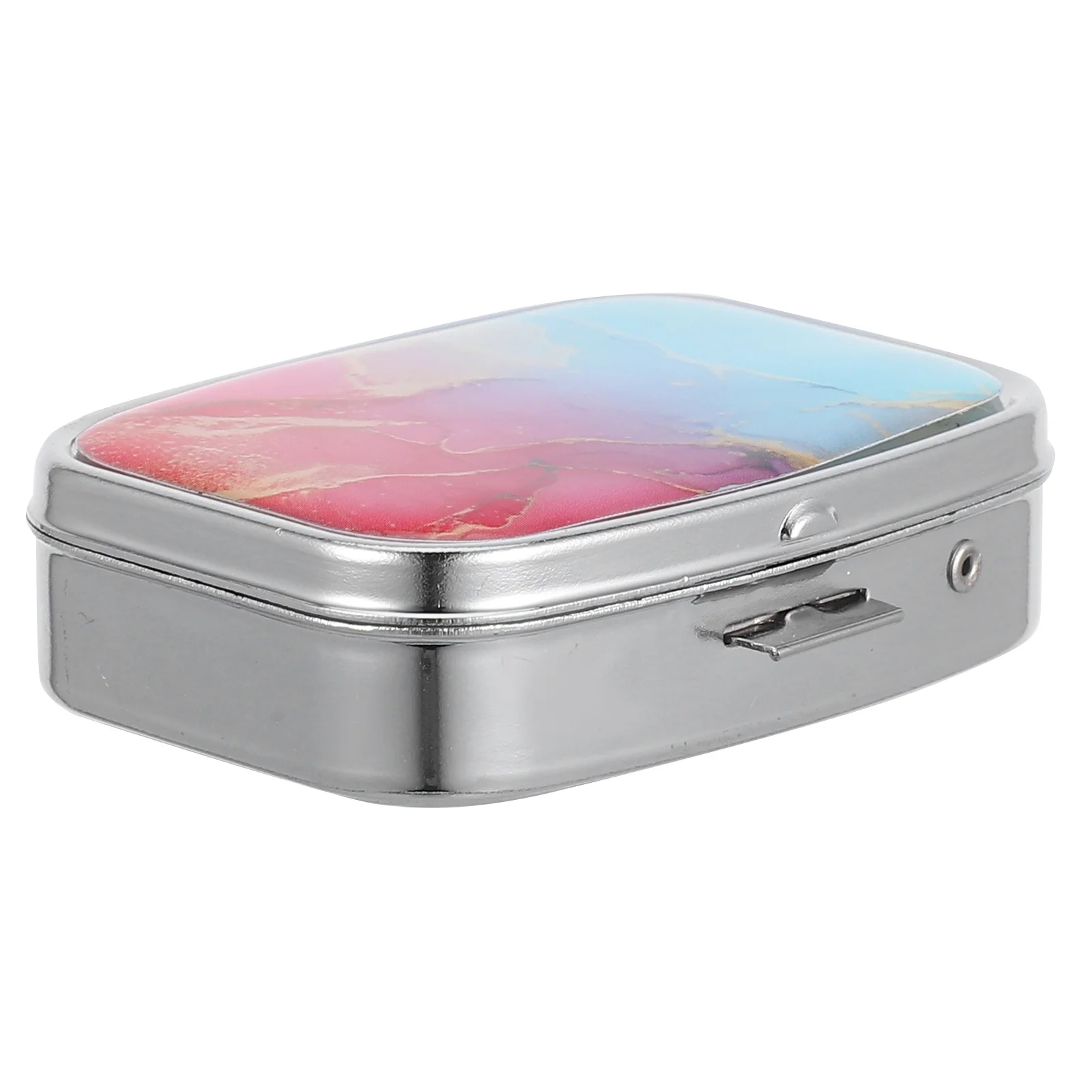 Portable Pill Box Mirror Compact Lightweight Durable Secure Sealing Travel Daily Silver Metal Pocket Mini ganizer
Portable Pill Box Mirror Compact Lightweight Durable Secure Sealing Travel Daily Silver Metal Pocket Mini ganizer