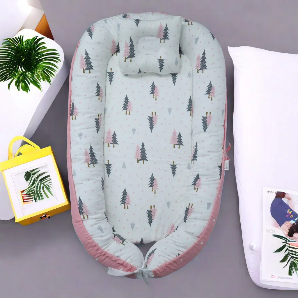 Portable Anti-Crush Baby Bassinet,Washable Cotton Infant Bed for Newborns 4-Season Breathable Sleep Nest with Sponge Core
Portable Anti-Crush Baby Bassinet,Washable Cotton Infant Bed for Newborns 4-Season Breathable Sleep Nest with Sponge Core