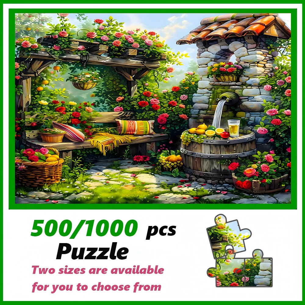 A high-quality 500/1000-piece puzzle, perfect for adults, is a fun family game that helps relieve stress and is great fo
A high-quality 500/1000-piece puzzle, perfect for adults, is a fun family game that helps relieve stress and is great fo