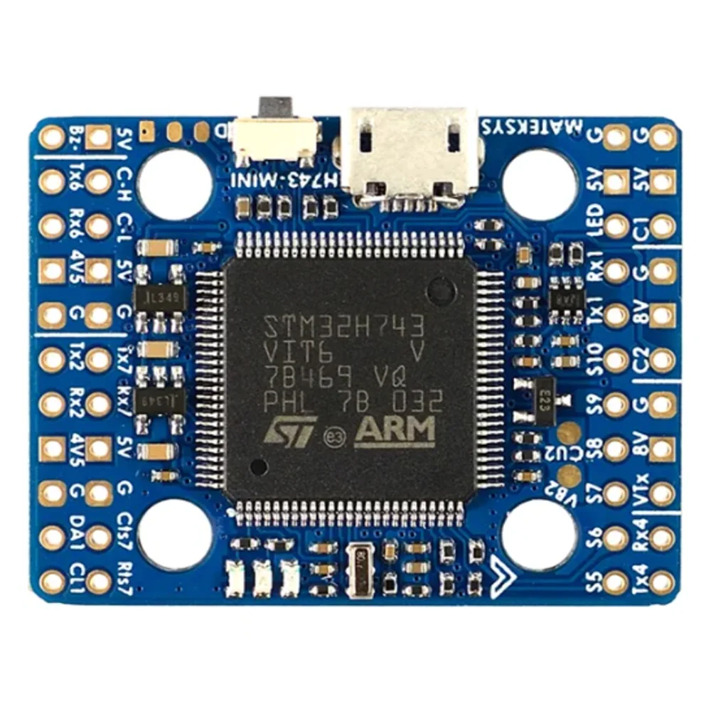 H743-MINI V3 FC H743 Контроллер полета 20x20 мм ICM42688P ICM42605 Встроенный OSD 11 PWM 2-8S Lipo для RC FPV Racing Drone
H743-MINI V3 FC H743 Контроллер полета 20x20 мм ICM42688P ICM42605 Встроенный OSD 11 PWM 2-8S Lipo для RC FPV Racing Drone