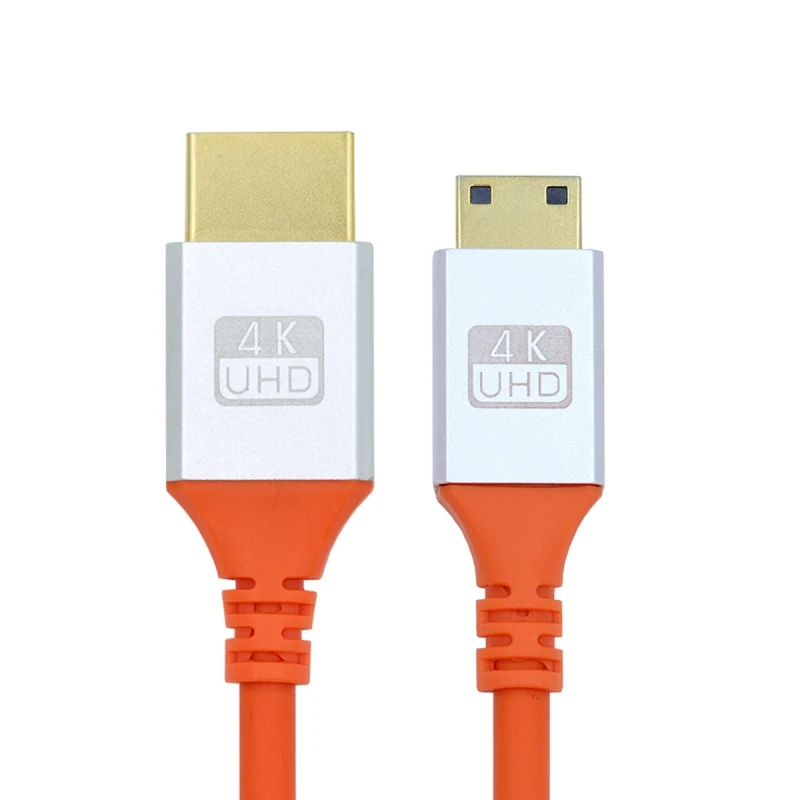 Mini HDMI 4K to HDMI Ultra Soft High Flex HDTV Cable Hyper Super Flexible Cord High Speed Type-A Male to Male for Computer HDTV
Mini HDMI 4K to HDMI Ultra Soft High Flex HDTV Cable Hyper Super Flexible Cord High Speed Type-A Male to Male for Computer HDTV
