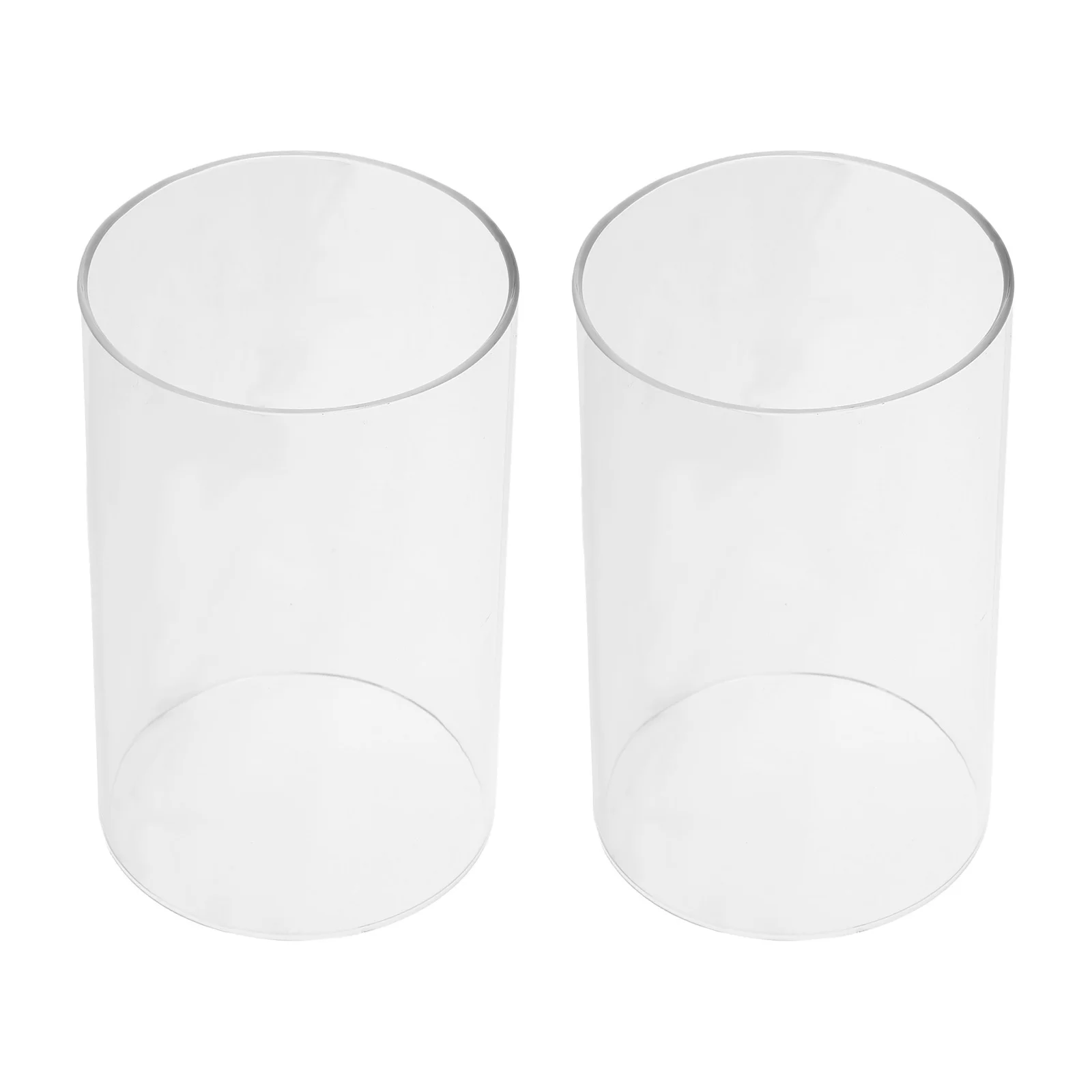 2Pcs Glass Covers Clear Transparent Design for Romantic Home Decoration Desktop Holder Decorative Glass Cloche
2Pcs Glass Covers Clear Transparent Design for Romantic Home Decoration Desktop Holder Decorative Glass Cloche