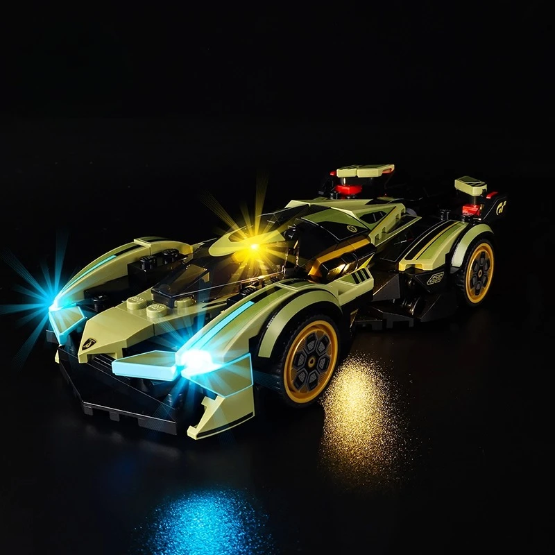 Набор светодиодных фонарей без модели, подходящий для LEGO Speed Champions Lamborghini Lambo V12 Vision GT Super Car 76923 (не строительные блоки)
Набор светодиодных фонарей без модели, подходящий для LEGO Speed Champions Lamborghini Lambo V12 Vision GT Super Car 76923 (не строительные блоки)