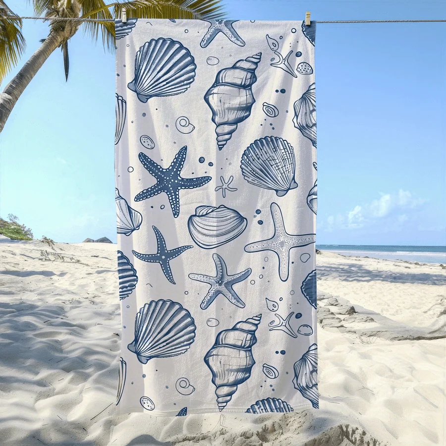 1, пляжное полотенце с синей ракушкой и морской звездой, 2D плоский принт, свежий домашний декор, пляжный бассейн, уличное полотенце, очаровательное функциональное легкое, живое океан
1, пляжное полотенце с синей ракушкой и морской звездой, 2D плоский принт, свежий домашний декор, пляжный бассейн, уличное полотенце, очаровательное функциональное легкое, живое океан