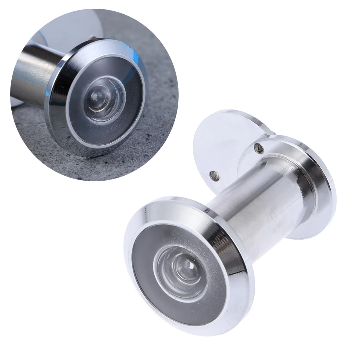 Zinc Alloy Cat Eye Door Viewer Security Peep Hole Pinhole Silver High Quality Easy Install Home Office Hotel Hardware
Zinc Alloy Cat Eye Door Viewer Security Peep Hole Pinhole Silver High Quality Easy Install Home Office Hotel Hardware