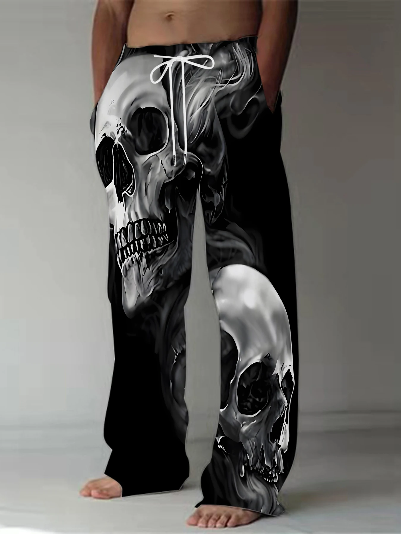 2026 Men's Printed Straight Leg Pants Drawstring Waist Loose Fit Casual Summer Beach Wear Fashion Trendy Trousers
2026 Men's Printed Straight Leg Pants Drawstring Waist Loose Fit Casual Summer Beach Wear Fashion Trendy Trousers