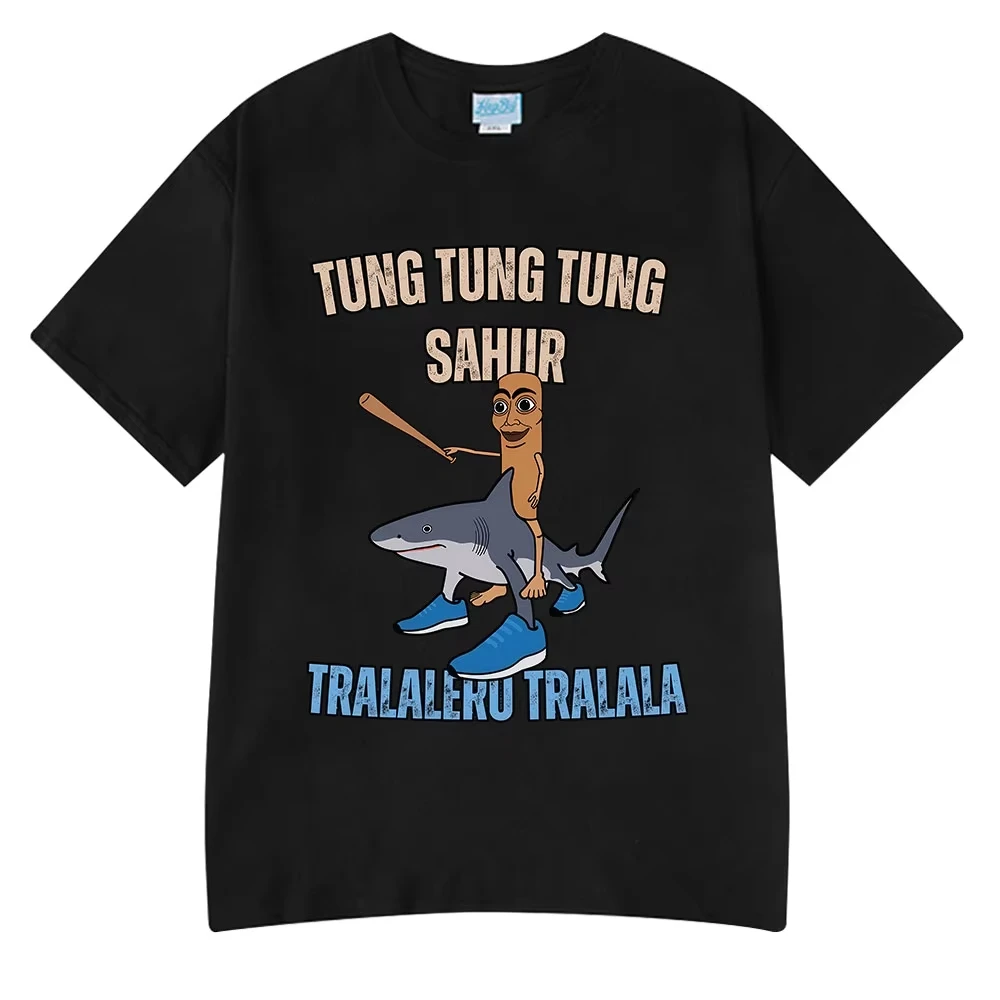 2025 Italian Brainrot Tralalero Tralala Tung Tung Tung Sahur Funny Meme T-shirt Men Women Fashion T Shirts Cotton T-shirts
2025 Italian Brainrot Tralalero Tralala Tung Tung Tung Sahur Funny Meme T-shirt Men Women Fashion T Shirts Cotton T-shirts