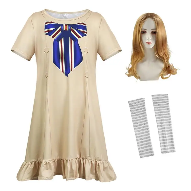M3GAN Children's Cosplay Costume Stage Performance Halloween Horror Movie Outfit Traditional Chinese Ethnic Women's Wear
M3GAN Children's Cosplay Costume Stage Performance Halloween Horror Movie Outfit Traditional Chinese Ethnic Women's Wear