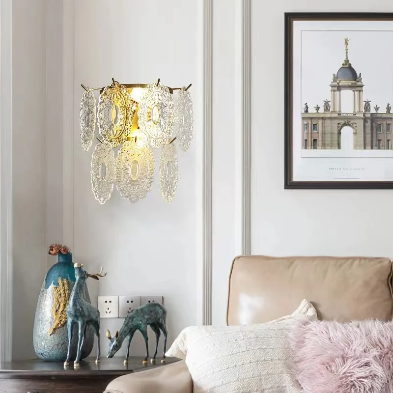 Bedhead crystal wall lamp shop lighting hotel living room wall lamp living room dining room kitchen crystal wall lamp
Bedhead crystal wall lamp shop lighting hotel living room wall lamp living room dining room kitchen crystal wall lamp