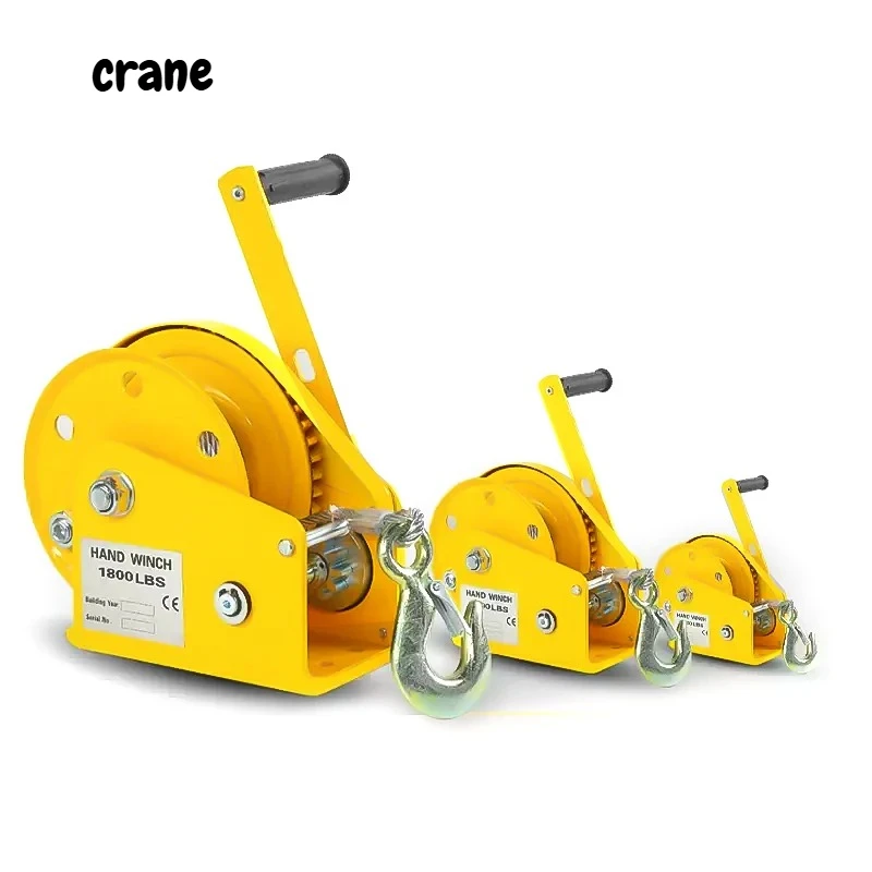 1200LB Manual Hand Crank Winch with Galvanized Cable, Self-Locking Heavy Duty Hoist for Lifting & Pulling
1200LB Manual Hand Crank Winch with Galvanized Cable, Self-Locking Heavy Duty Hoist for Lifting & Pulling