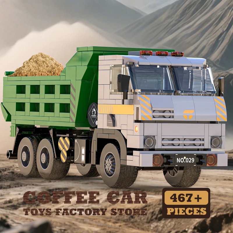 467Pcs Transport Cargo Truck Building Blocks 3D Model City Engineering Cars MOC Bricks Toys Adult Children Gifts DIY Decoration
467Pcs Transport Cargo Truck Building Blocks 3D Model City Engineering Cars MOC Bricks Toys Adult Children Gifts DIY Decoration