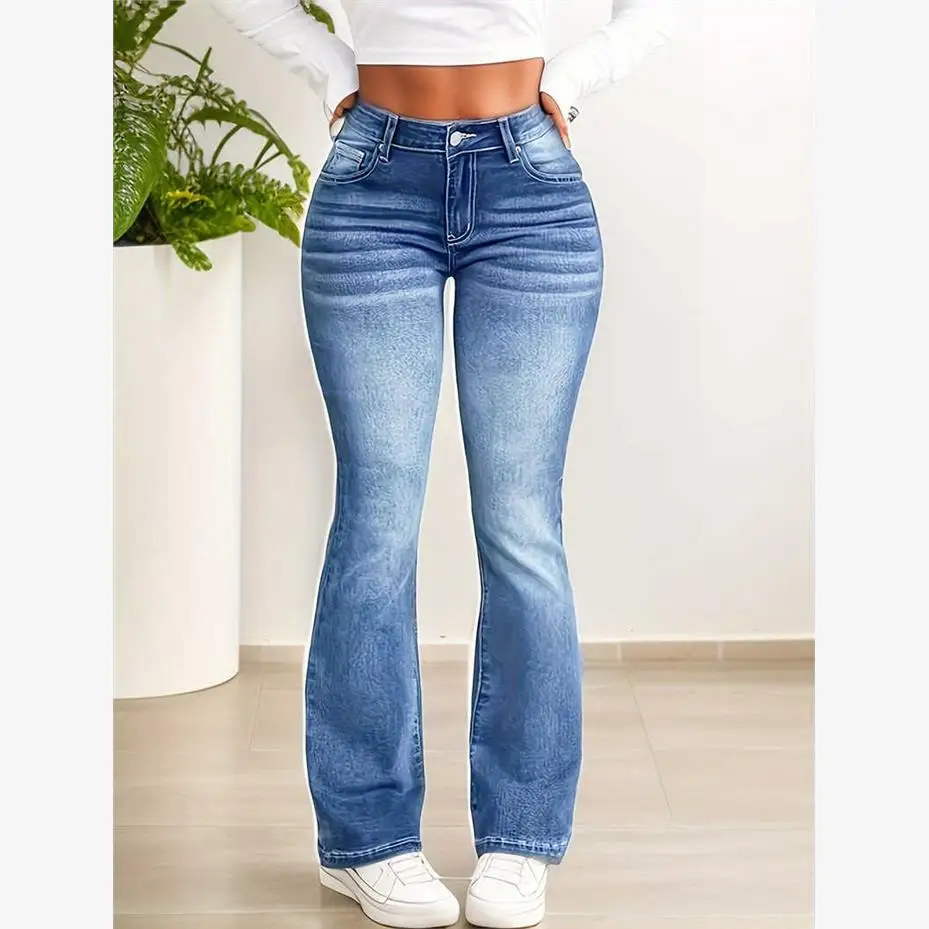 2024 Faion High Waist Wide Leg Jeans Women's Long Pants Deep Blue Denim Casual Comfortable Fem Denim Trousers
2024 Faion High Waist Wide Leg Jeans Women's Long Pants Deep Blue Denim Casual Comfortable Fem Denim Trousers