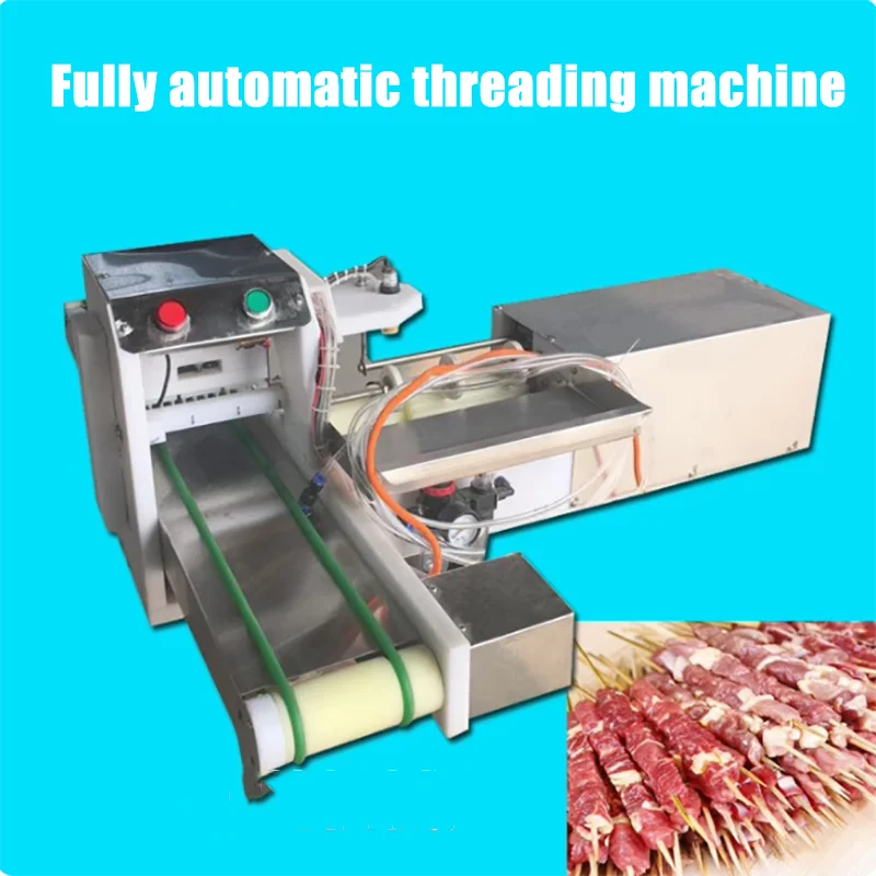 110V 220V Automatic Skewers Making Shish Bbq Chicken Meat Satay Kebab Skewer Machine
110V 220V Automatic Skewers Making Shish Bbq Chicken Meat Satay Kebab Skewer Machine