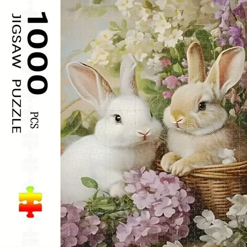 1000 Pcs Rabbit Hydrangea Pattern Puzzle Home Decor Adults Puzzle Games Family Fun Floor Puzzles Educational Toys for Kids
1000 Pcs Rabbit Hydrangea Pattern Puzzle Home Decor Adults Puzzle Games Family Fun Floor Puzzles Educational Toys for Kids