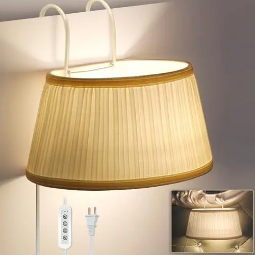 Bed Reading Light with Adjustable Hook, Soft Fabric Shade & LED Bulb – Beige
Bed Reading Light with Adjustable Hook, Soft Fabric Shade & LED Bulb – Beige