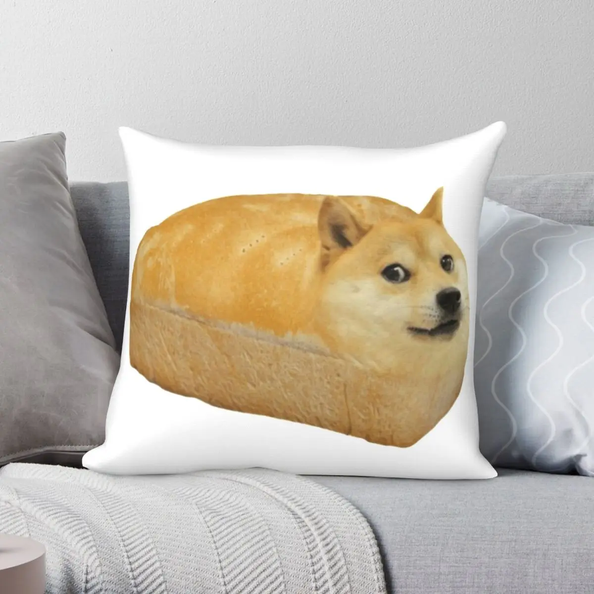 Doge Loaf Of Bread Pillowcase Polyester Linen Velvet Pattern Zip Decorative Bed Cushion Cover Wholesale
Doge Loaf Of Bread Pillowcase Polyester Linen Velvet Pattern Zip Decorative Bed Cushion Cover Wholesale