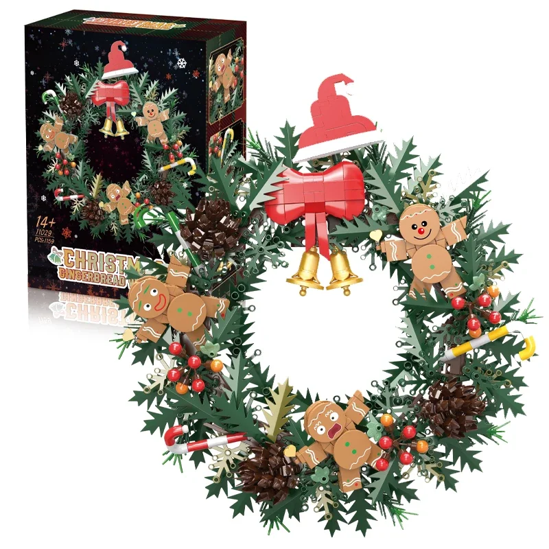 Christmas Gifts Gingerbread Man Wreath Building Toys Plant Bricks DIY Flowers Blocks Sets Christmas Decoration Toys Kids Adults
Christmas Gifts Gingerbread Man Wreath Building Toys Plant Bricks DIY Flowers Blocks Sets Christmas Decoration Toys Kids Adults