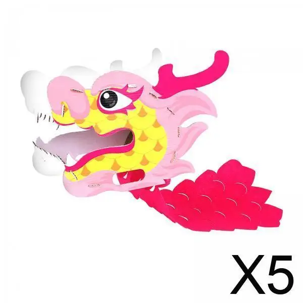 5x Craft Paper Dragon Accessories for Celebrations And Events
5x Craft Paper Dragon Accessories for Celebrations And Events