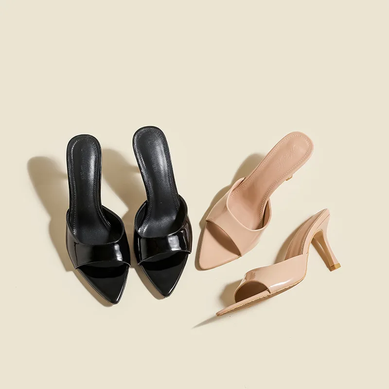 Shoes Slippers Casual Slides Square Toe Low Women Heels Luxury Summer High Thin Soft PU Fashion Concise Fabric Rubber Plastic
Shoes Slippers Casual Slides Square Toe Low Women Heels Luxury Summer High Thin Soft PU Fashion Concise Fabric Rubber Plastic