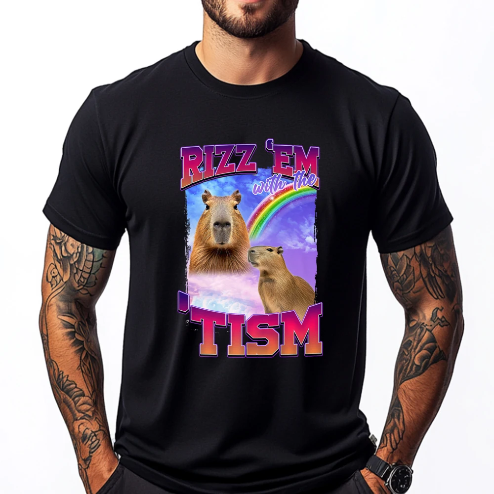 Rizz 'Em With The it ism Internet Meme Blue And White Graphic T Shirts Original Short Sleeve Letter Tops
Rizz 'Em With The it ism Internet Meme Blue And White Graphic T Shirts Original Short Sleeve Letter Tops