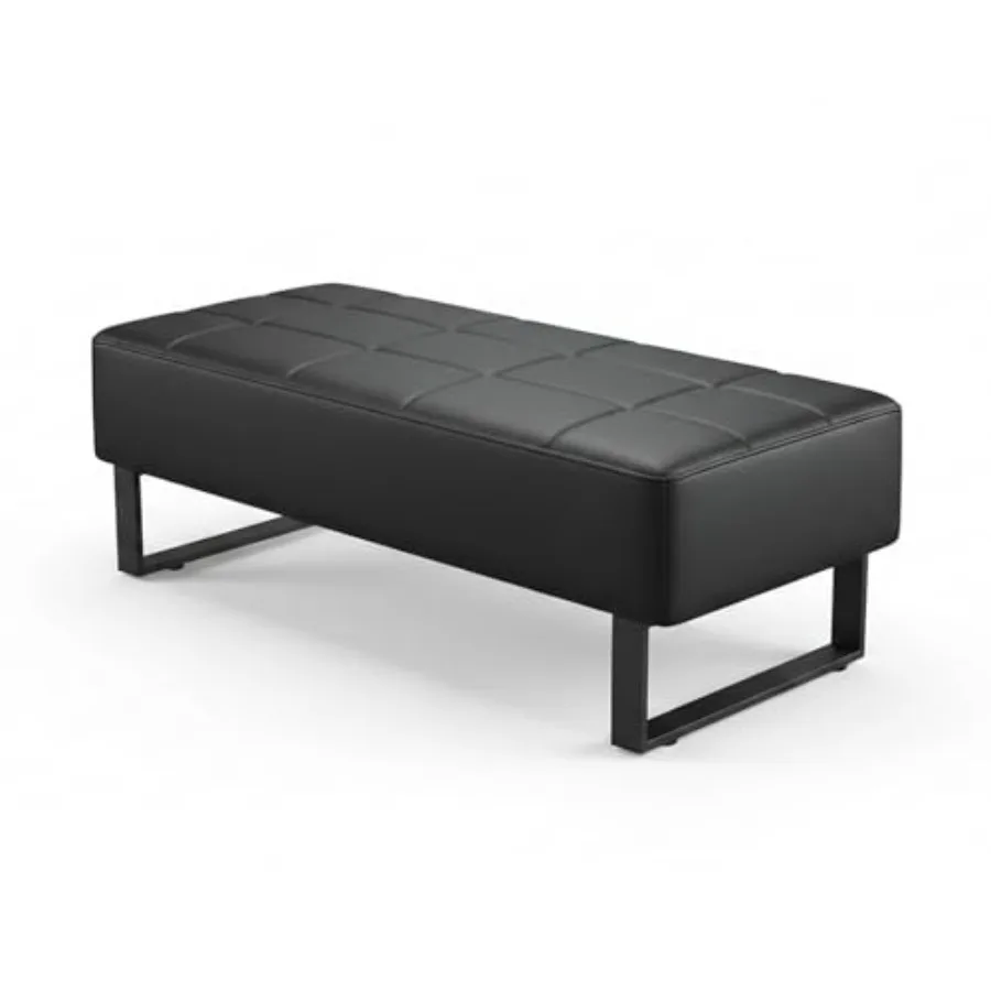 Waiting Room Bench Faux Leather Office Guest Chair Upholstered Lobby Furniture for Home Conference Room Beauty Salon Shop Barbe
Waiting Room Bench Faux Leather Office Guest Chair Upholstered Lobby Furniture for Home Conference Room Beauty Salon Shop Barbe
