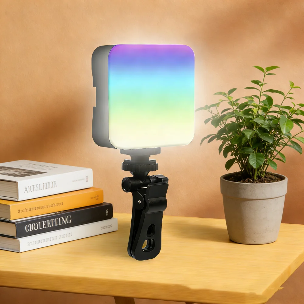 Pocket RGB Fill Light Portable LED Light Video Mini Fill Light For Camera Smartphone GoPro Laptop Selfie Adjustable RBG Lamp
Pocket RGB Fill Light Portable LED Light Video Mini Fill Light For Camera Smartphone GoPro Laptop Selfie Adjustable RBG Lamp