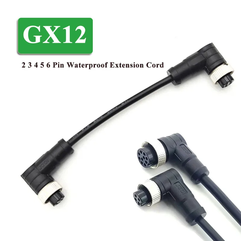 GX12 2 3 4 5 6 Pin Aviation Connector Cable Straight Elbow Male Female Molded Plug Wire 1/3/5 Meters Waterproof Extension Line
GX12 2 3 4 5 6 Pin Aviation Connector Cable Straight Elbow Male Female Molded Plug Wire 1/3/5 Meters Waterproof Extension Line