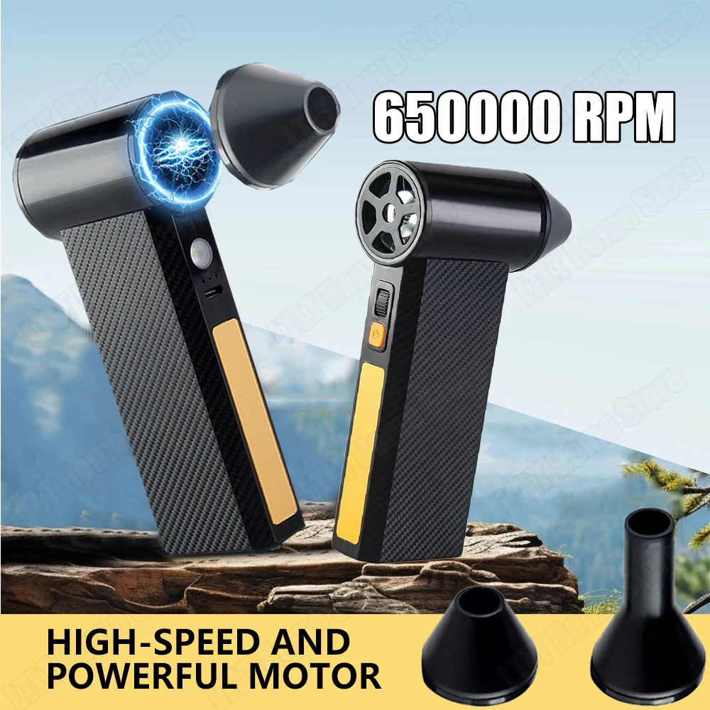 650000 RPM Electric Air Blower Turbo Jet Fan Brushless Motor High-Speed Turbo Violent Fan USB Rechargeable Powerful Dust Blower 
650000 RPM Electric Air Blower Turbo Jet Fan Brushless Motor High-Speed Turbo Violent Fan USB Rechargeable Powerful Dust Blower