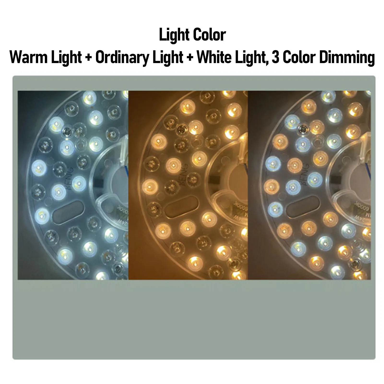 6.3In LED Ceiling Fan Light Replacement 24W 3CCT Dimmable Magnetic LED Fan Light Board Panel Retrofit Light with Memory Function
6.3In LED Ceiling Fan Light Replacement 24W 3CCT Dimmable Magnetic LED Fan Light Board Panel Retrofit Light with Memory Function
