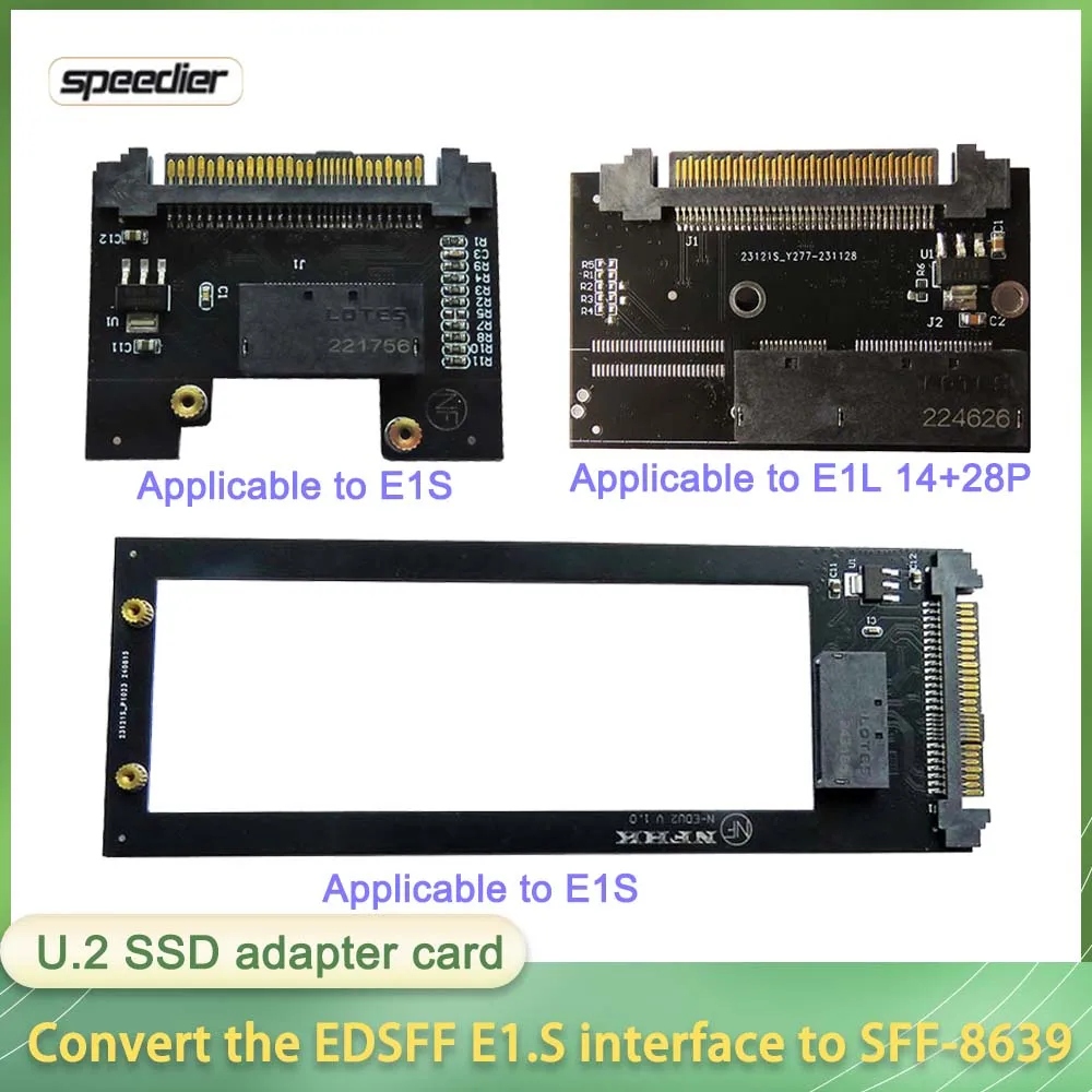 EDSFF E1.S Interface SSD Gen-Z PCI-E To SF-8639 U.2 SSD Expansion Adapter Card U2 Interface
EDSFF E1.S Interface SSD Gen-Z PCI-E To SF-8639 U.2 SSD Expansion Adapter Card U2 Interface