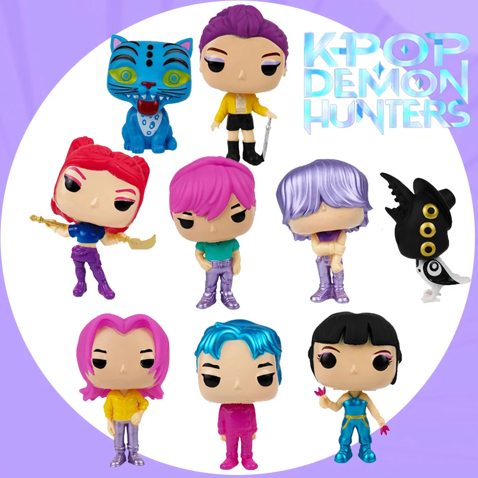 Demon Hunters Kpop Action Figure Set Derpy Tiger Rumi Mira Zoey Cute Dolls Collectible Figurines Fans Gift 10Pcs
Demon Hunters Kpop Action Figure Set Derpy Tiger Rumi Mira Zoey Cute Dolls Collectible Figurines Fans Gift 10Pcs