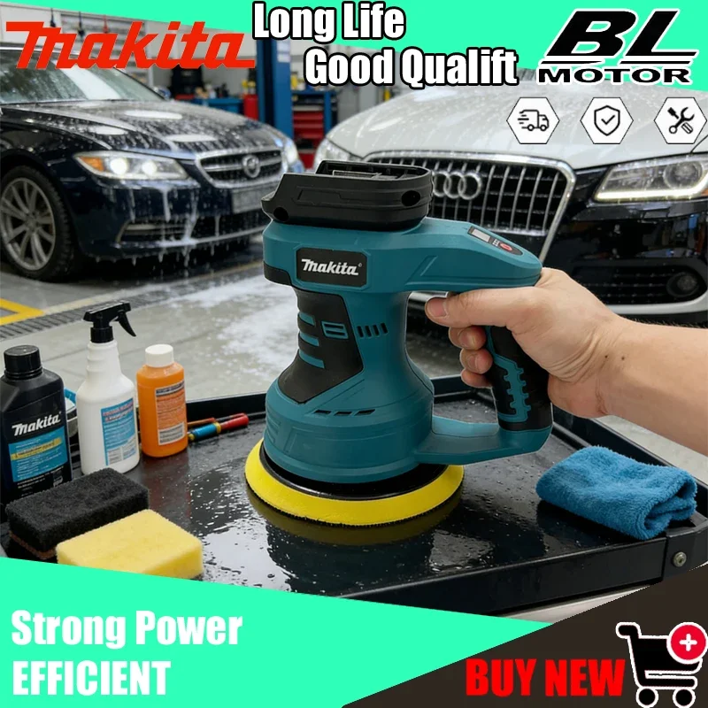 Makita Cordless Car Polisher 8 Gears Adjustable Auto Tool Waxing Sanding Sealing Glaze Rechargeable Polisher Electric Tools
Makita Cordless Car Polisher 8 Gears Adjustable Auto Tool Waxing Sanding Sealing Glaze Rechargeable Polisher Electric Tools