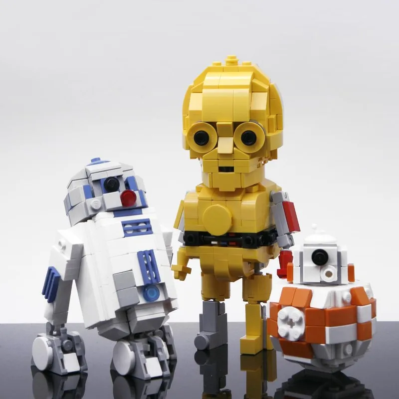 687PCS MOC Star Battle 3PO Friends Building Blocks Set, C-3PO, R2-D2 & BB-8 Model, DIY Educational Toy for Kids Birthday Gift
687PCS MOC Star Battle 3PO Friends Building Blocks Set, C-3PO, R2-D2 & BB-8 Model, DIY Educational Toy for Kids Birthday Gift