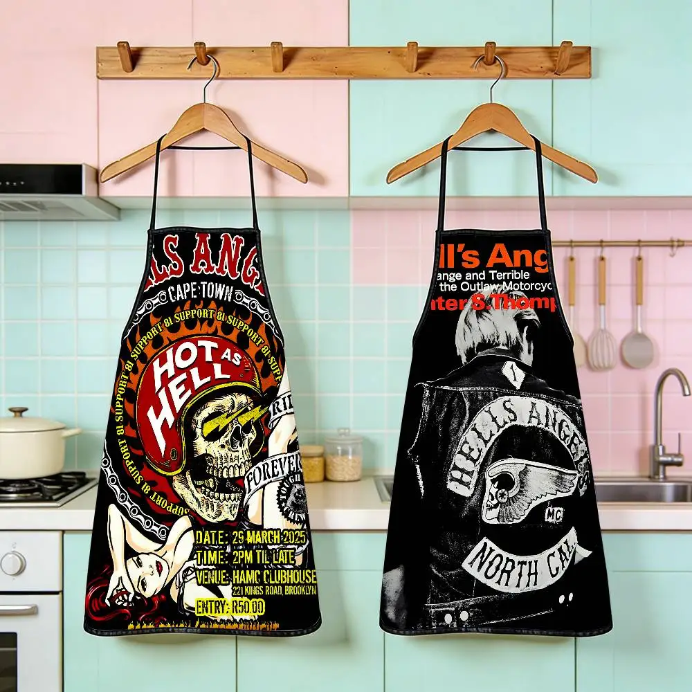 H-Hells A-Angels Moto Cool Skull Classic Movie Design Apron Polyester Durable Aprons For Use By Both In The Home Kitchen Apron
H-Hells A-Angels Moto Cool Skull Classic Movie Design Apron Polyester Durable Aprons For Use By Both In The Home Kitchen Apron