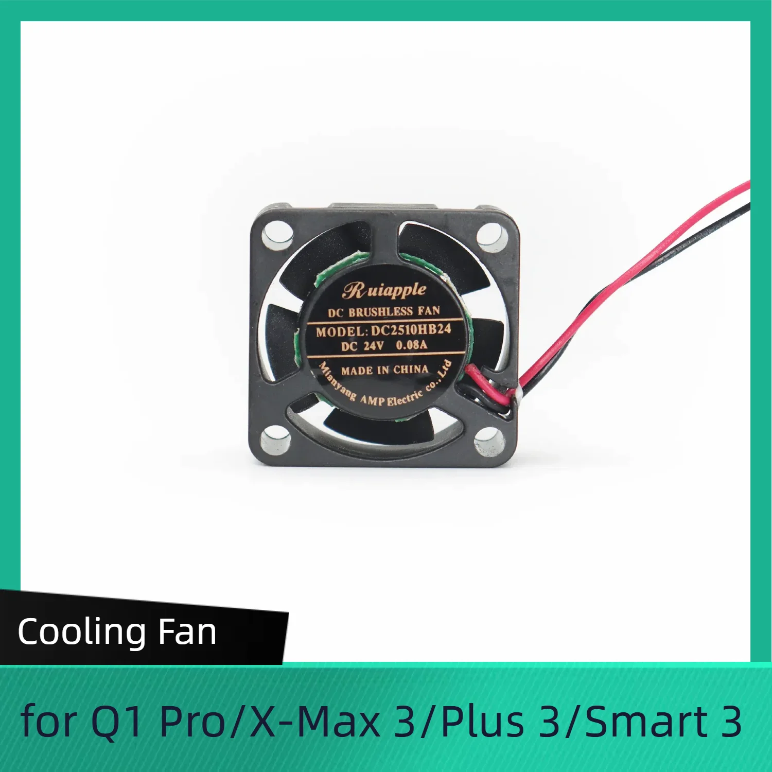 Cooling Fan for QIDI Q1 Pro/X-Max 3/X-Plus 3/X-Smart 3 Hotend Cooling Fan for QIDI Tech X-Max3 3D Printer Accessories
Cooling Fan for QIDI Q1 Pro/X-Max 3/X-Plus 3/X-Smart 3 Hotend Cooling Fan for QIDI Tech X-Max3 3D Printer Accessories