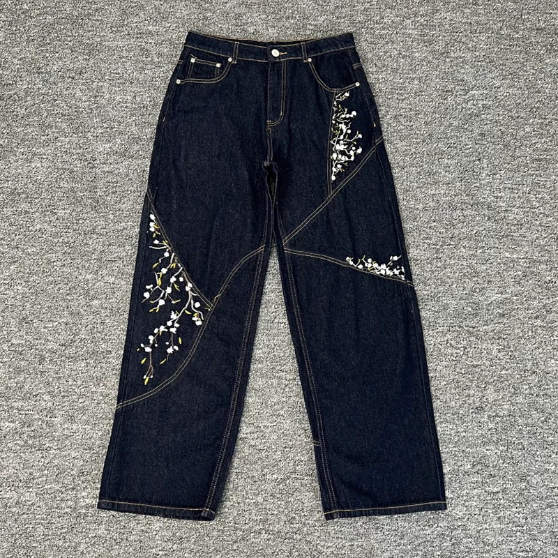 Джинсы Derschutze, настоящие фотографии, джинсовые прямые джинсы с цветочной вышивкой, осень-зима, мужские и женские джинсовые брюки
Джинсы Derschutze, настоящие фотографии, джинсовые прямые джинсы с цветочной вышивкой, осень-зима, мужские и женские джинсовые брюки