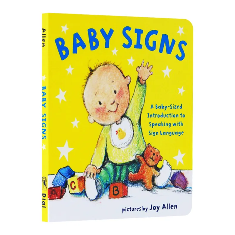 Baby Signs A Baby Sized Introduction to Speaking with Sign Language, Children's aged 1 2 3, English picture books 9780803731936
Baby Signs A Baby Sized Introduction to Speaking with Sign Language, Children's aged 1 2 3, English picture books 9780803731936