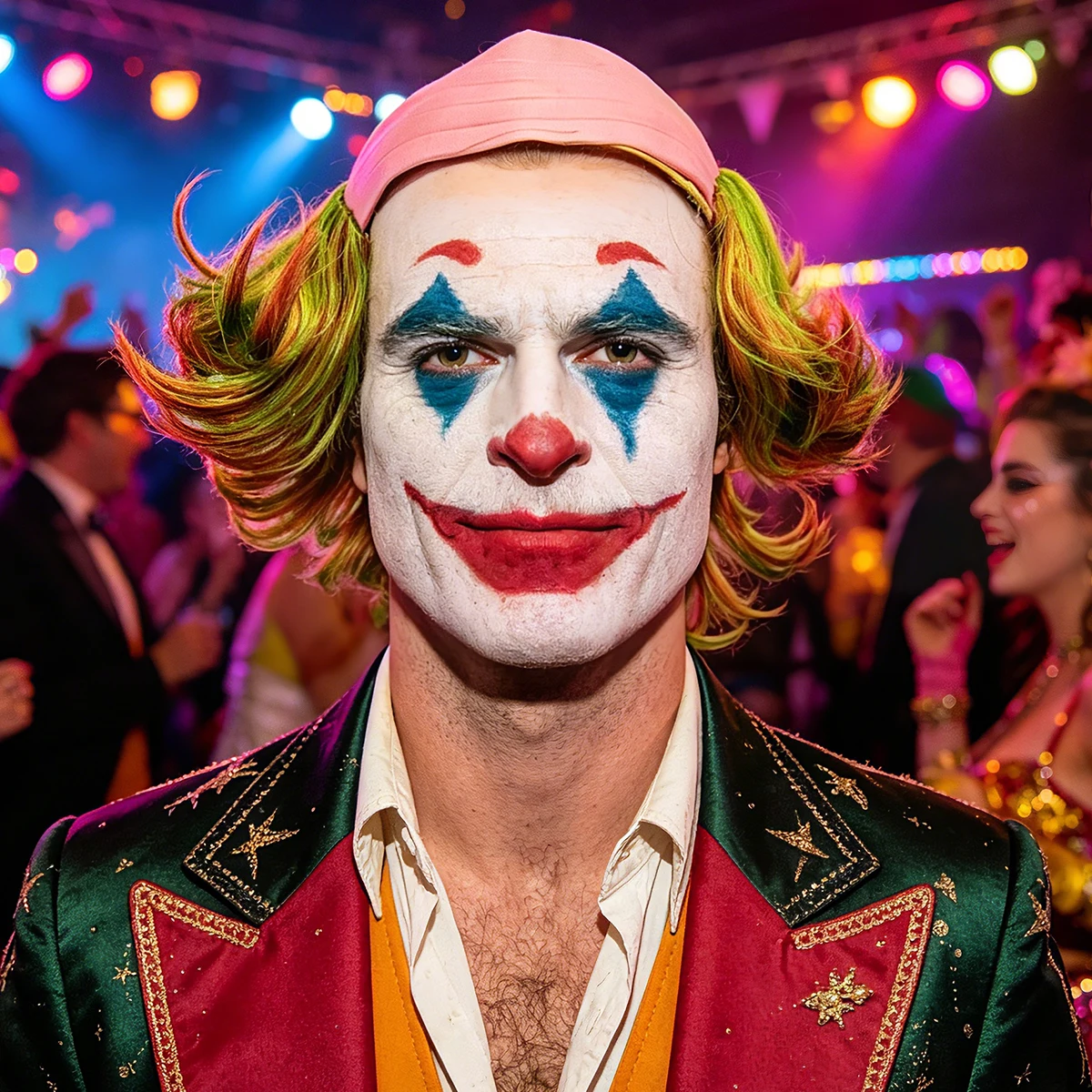 Men's Joker Bald Cap Cosplay Wig Heat Resistant Synthetic Hair for Halloween Party
Men's Joker Bald Cap Cosplay Wig Heat Resistant Synthetic Hair for Halloween Party