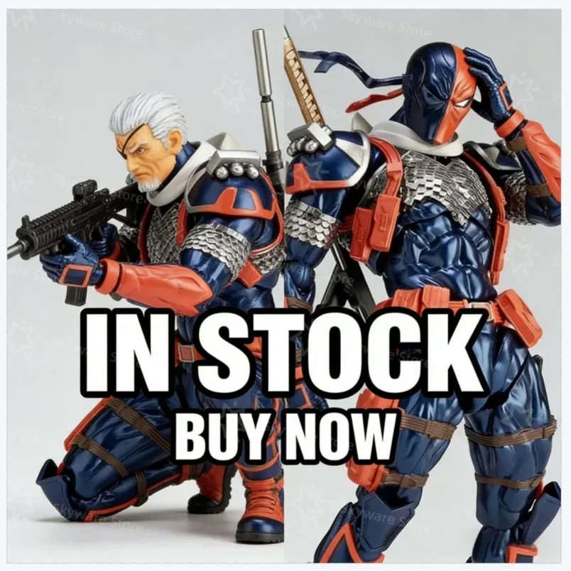 New Arrival Deathstroke 17cm Collectible Action Figure Yamaguchi Style Movable Joints Toy Desktop Decoration Gift
New Arrival Deathstroke 17cm Collectible Action Figure Yamaguchi Style Movable Joints Toy Desktop Decoration Gift