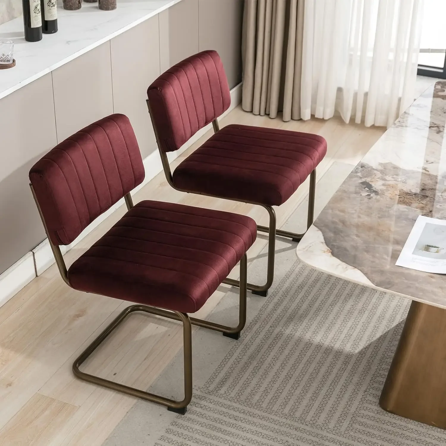 Dinning Chairs Set of 2, 19.6 inch Dinning Room Chairs Kitchen Dinning Chairs, Modern Velvet Dining Chairs,Dinner Chairs Dining
Dinning Chairs Set of 2, 19.6 inch Dinning Room Chairs Kitchen Dinning Chairs, Modern Velvet Dining Chairs,Dinner Chairs Dining