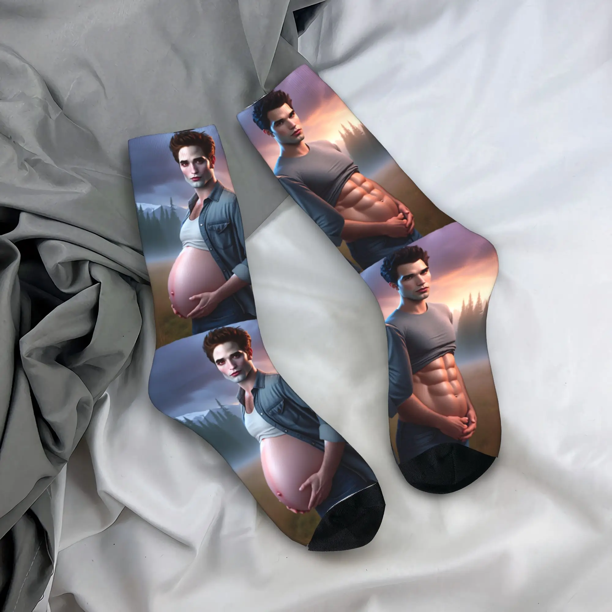 Twilight Saga Edward Bella Stockings Pattern Fashion Socks Winter Anti Sweat Socks Couple Skateboard Medium Soft Socks
Twilight Saga Edward Bella Stockings Pattern Fashion Socks Winter Anti Sweat Socks Couple Skateboard Medium Soft Socks